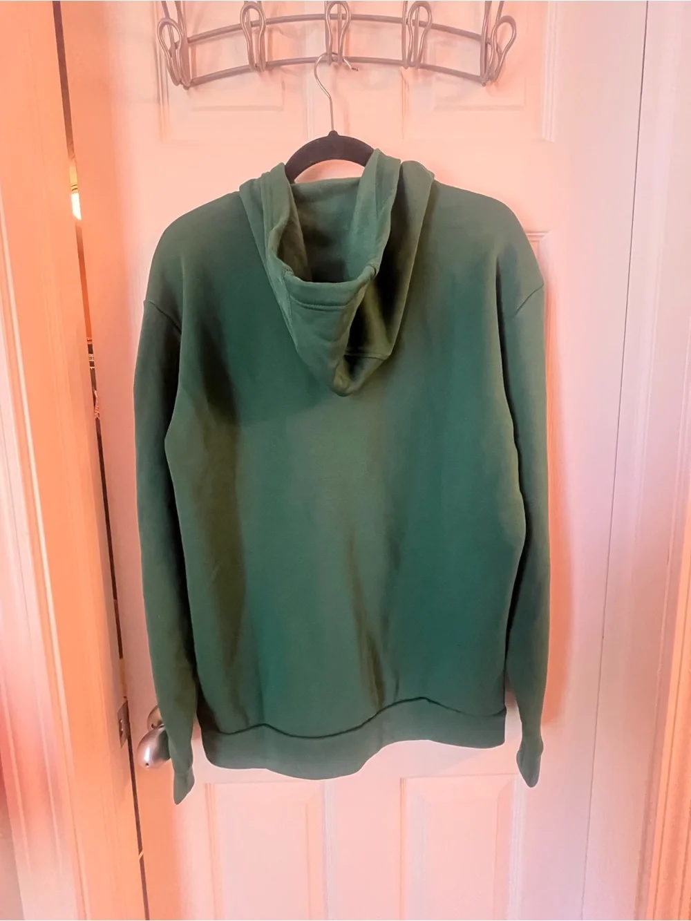 adidas Men's Green Crewneck Hoodie Sweatshirt
